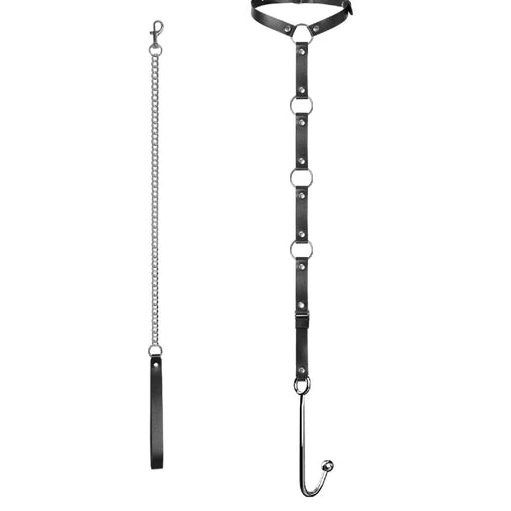 with 5853 Kinky EverydayUse Anal Collar and Leash Hook 0801